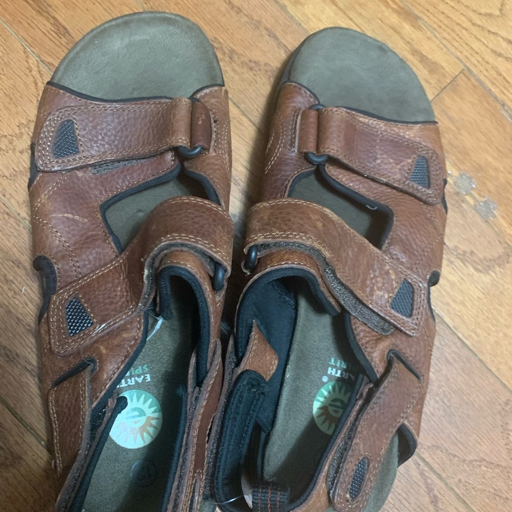 Earth Spirit Brown Sandals Comfortable Casual Footwear